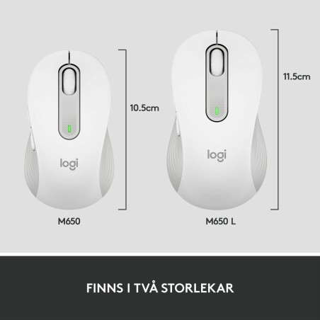 Mouse senza Fili Logitech Bianco 4000 dpi