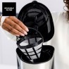 Caffettiera Americana Taurus Verona inox 12 tazas 1000 W Nero