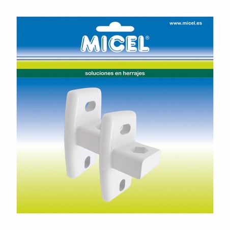 Supporto per tenda da sole Micel TLD02 Bianco 4,4 x 3,82 x 8,6 cm Parete 2 Pezzi