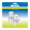 Supporto per tenda da sole Micel TLD02 Bianco 4,4 x 3,82 x 8,6 cm Parete 2 Pezzi