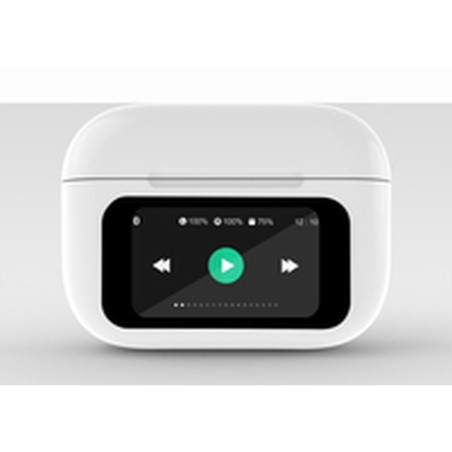 Auricolari GEMBIRD TWS-LCD-ANC-01-W Bianco
