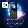 Cellulare per anziani Energizer E288S Quad Core 4 GB RAM Nero