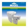 Supporto per tenda da sole Micel TLD03 Bianco 11,3 x 8,5 x 11 cm Asse
