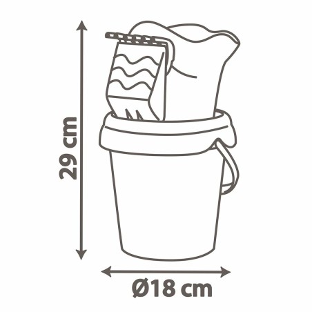 Annaffiatoio Smoby MM Plastica