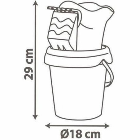 Annaffiatoio Smoby MM Plastica