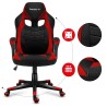 Sedia Gaming Huzaro FORCE 2.5 Nero Rosso Nero Rosso