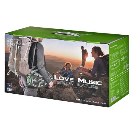 Altoparlante Bluetooth Portatile Hoco HA4 camouflage green