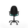Sedia da Ufficio Piqueras y Crespo B1D01RP Turchese
