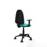 Sedia da Ufficio Piqueras y Crespo B1D01RP Turchese