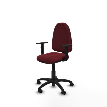 Sedia da Ufficio Piqueras y Crespo B1D01RP Rosso Granato