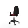 Sedia da Ufficio Piqueras y Crespo B1D01RP Rosso Granato