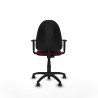 Sedia da Ufficio Piqueras y Crespo B1D01RP Rosso Granato