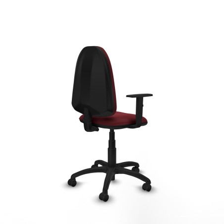 Sedia da Ufficio Piqueras y Crespo B1D01RP Rosso Granato