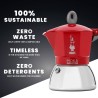 Caffettiera Italiana Bialetti 0006944/NP Rosso Metallo Alluminio 150 ml
