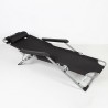 Lettino Aktive Nero 153 x 33 x 47 cm
