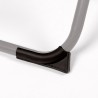 Lettino Aktive Nero 153 x 33 x 47 cm