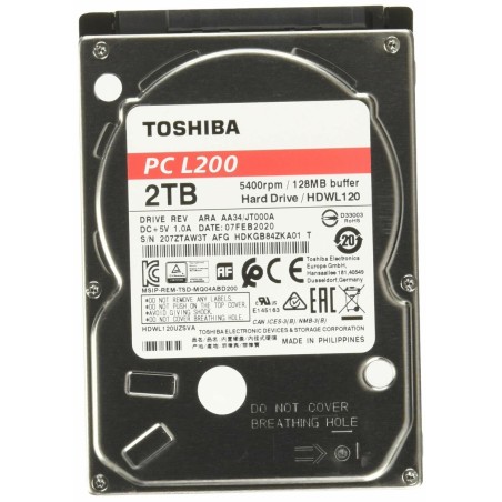 Hard Disk Toshiba HDKGB91ZKA01T 2,5" 2 TB