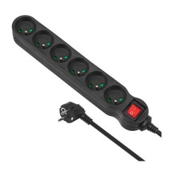 Multipresa 6 Prese con Interruttore MacLean MCE225 2300 W (1,5 m)