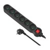 Multipresa 6 Prese con Interruttore MacLean MCE225 2300 W (1,5 m)