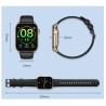 Smartwatch Oromed ORO SMART FIT 6 Nero Dorato 1,69"