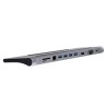 Hub USB-C T'NB DOCKUSBC11 Argentato