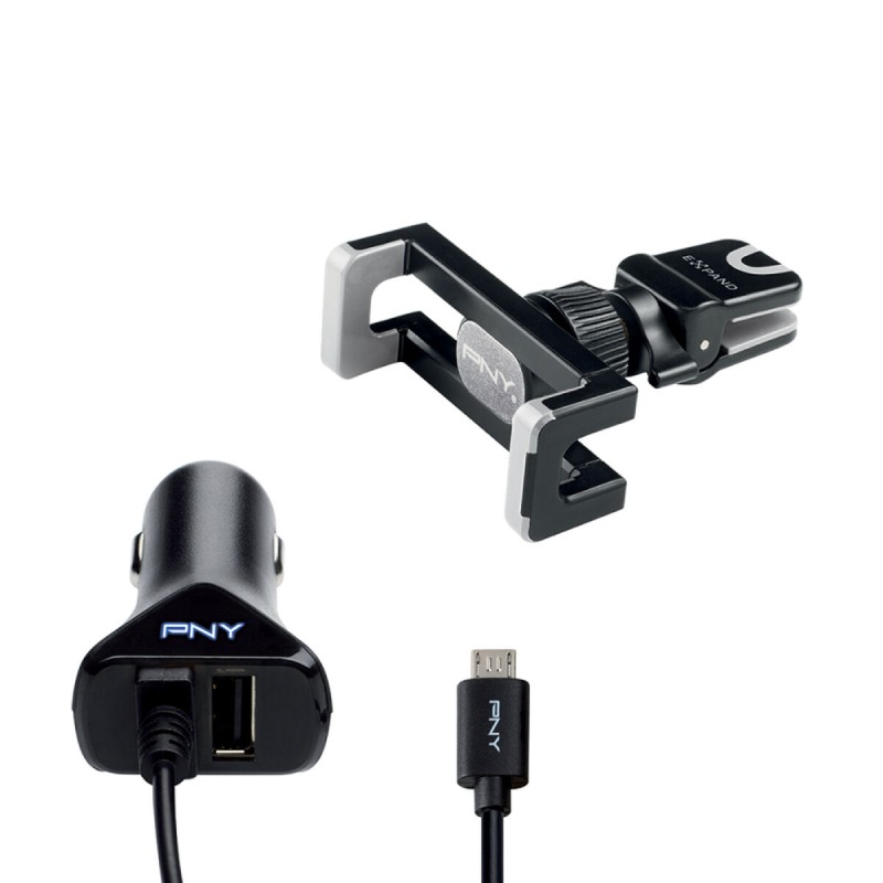 Set di Caricabatterie PNY ROAD KIT Nero Set di Caricabatterie PNY ROAD KIT Nero