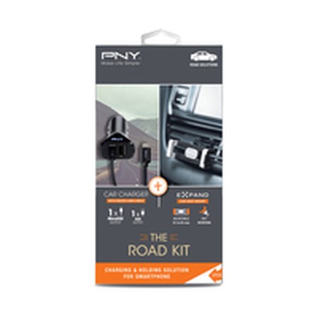 Set di Caricabatterie PNY ROAD KIT Nero