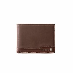 Portafogli Uomo Rip Curl Ridge Pu All Day Marrone scuro