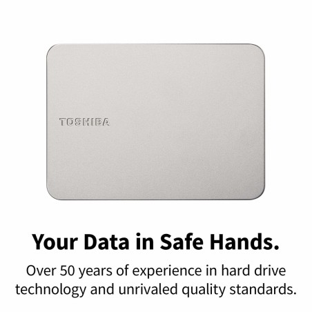 Hard Disk Esterno Toshiba HDTX210ESCAA 1 TB HDD Argentato Magnetica