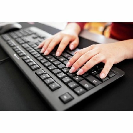 Tastiera Francese Cherry Qwerty in Spagnolo Nero