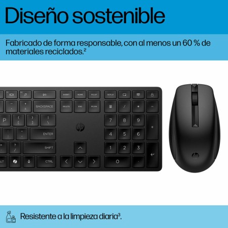 Tastiera e Mouse HP 4R009UT Nero