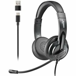 Auricolari NGS VOX605USBC Nero