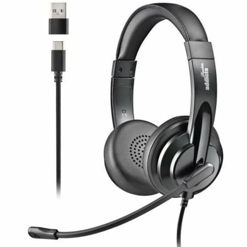 Auricolari NGS VOX605USBC Nero Auricolari NGS VOX605USBC Nero
