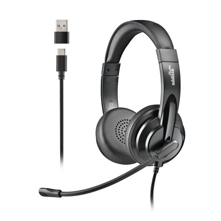 Auricolari NGS VOX605USBC Nero