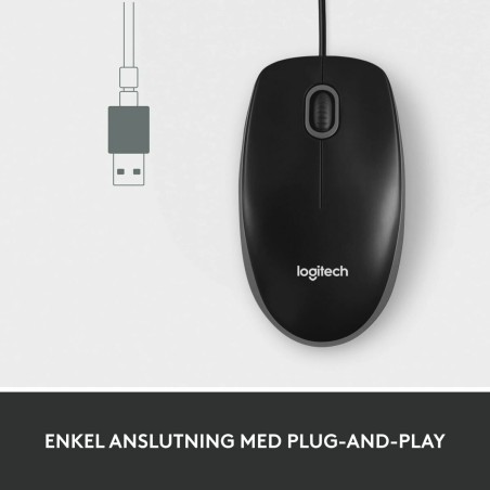 Mouse Logitech 910-006652 Nero 1000 dpi