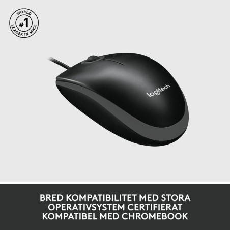 Mouse Logitech 910-006652 Nero 1000 dpi