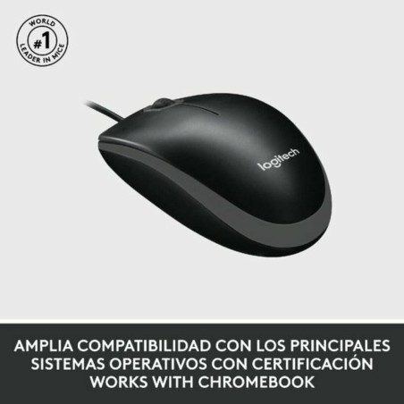Mouse Logitech 910-006652 Nero 1000 dpi