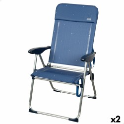 Sedia da Spiaggia Aktive 48 x 110 x 65 cm (2 Unità)