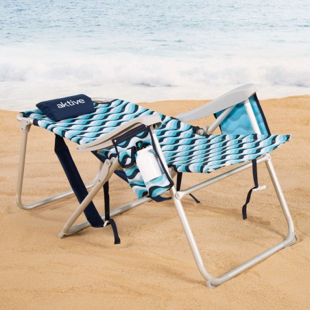 Sedia da Spiaggia Aktive 48 x 95 x 78 cm (2 Unità)
