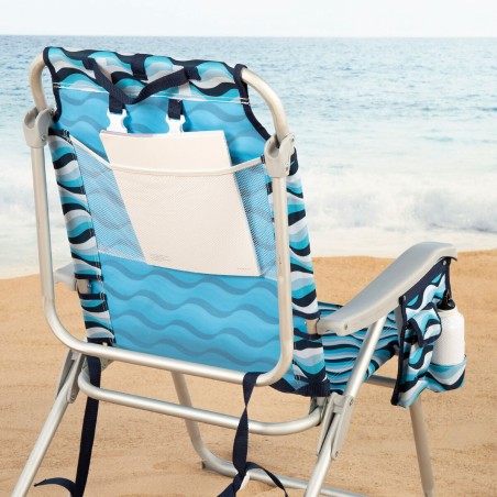 Sedia da Spiaggia Aktive 48 x 95 x 78 cm (2 Unità)