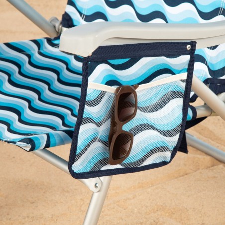 Sedia da Spiaggia Aktive 48 x 95 x 78 cm (2 Unità)