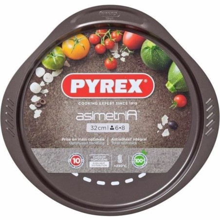 Stampo per Pizza Pyrex Marrone Nero Metallo