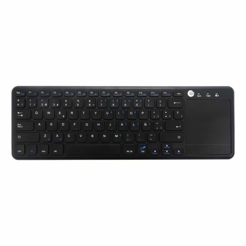 Tastiera con Touchpad CoolBox CoolTouch Nero QWERTY
