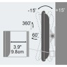 Supporto TV Techly ICA-LCD 201WH 13" 30" 23 kg