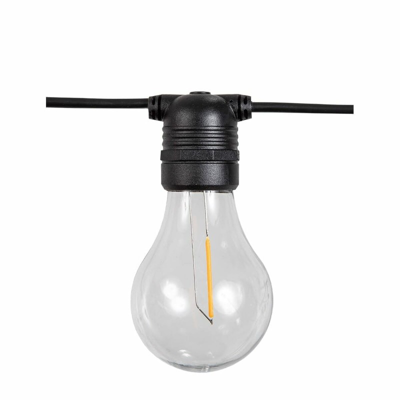 Ghirlanda di Luci LED New Garden Allegra 8 m 10 Bianco/Nero Solare Ghirlanda di Luci LED New Garden Allegra 8 m 10 Bianco/Nero Solare