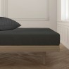 Lenzuolo con angoli aderenti Happy Home Mix Colors Nero Piazza e mezza