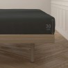 Lenzuolo con angoli aderenti Happy Home Mix Colors Nero Piazza e mezza