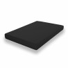 Lenzuolo con angoli aderenti Happy Home Mix Colors Nero Piazza e mezza