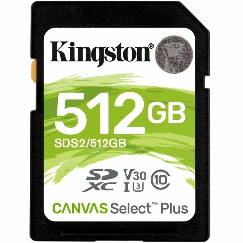 Scheda Di Memoria SDXC Kingston Canvas Select Plus 512 GB Scheda Di Memoria SDXC Kingston Canvas Select Plus 512 GB