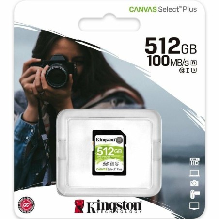 Scheda Di Memoria SDXC Kingston Canvas Select Plus 512 GB